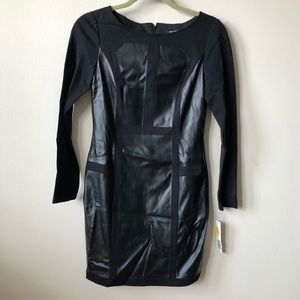 Gianni Bini Faux Leather Dress
